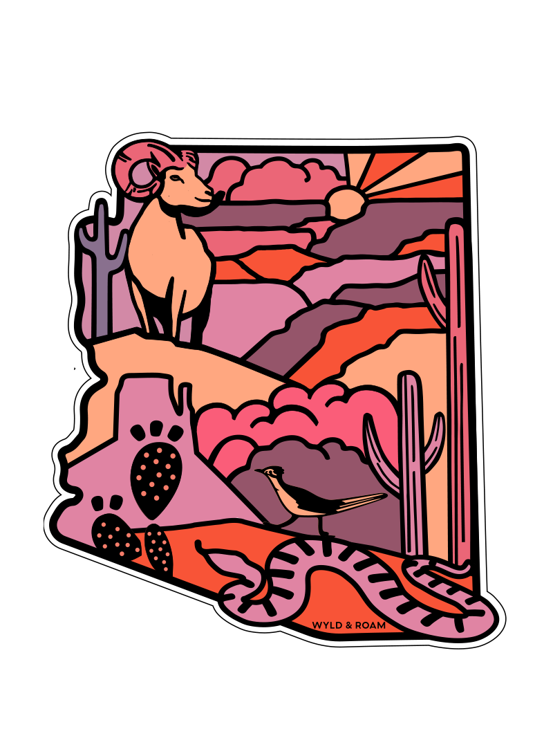 Arizona Grand Canyon State Sticker