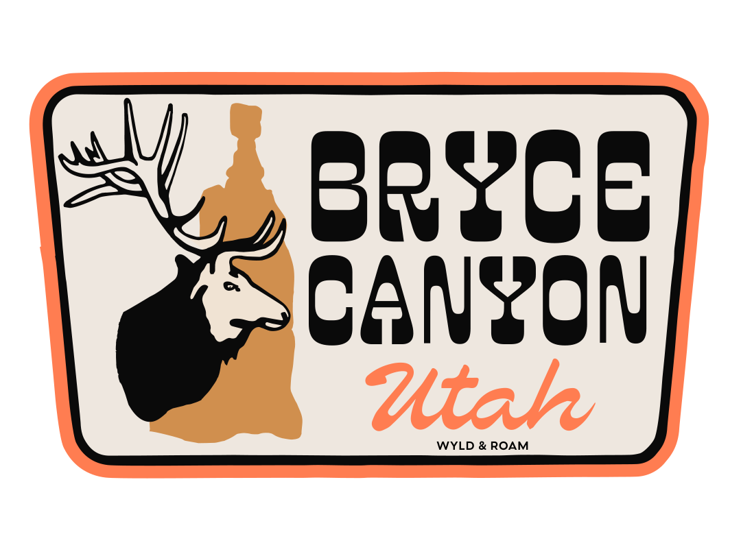 Bryce Canyon Elk Sticker