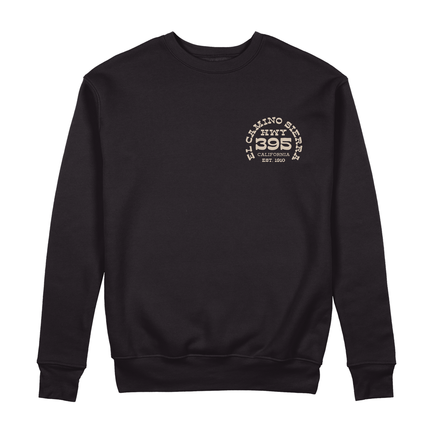 Highway 395 Crewneck Black