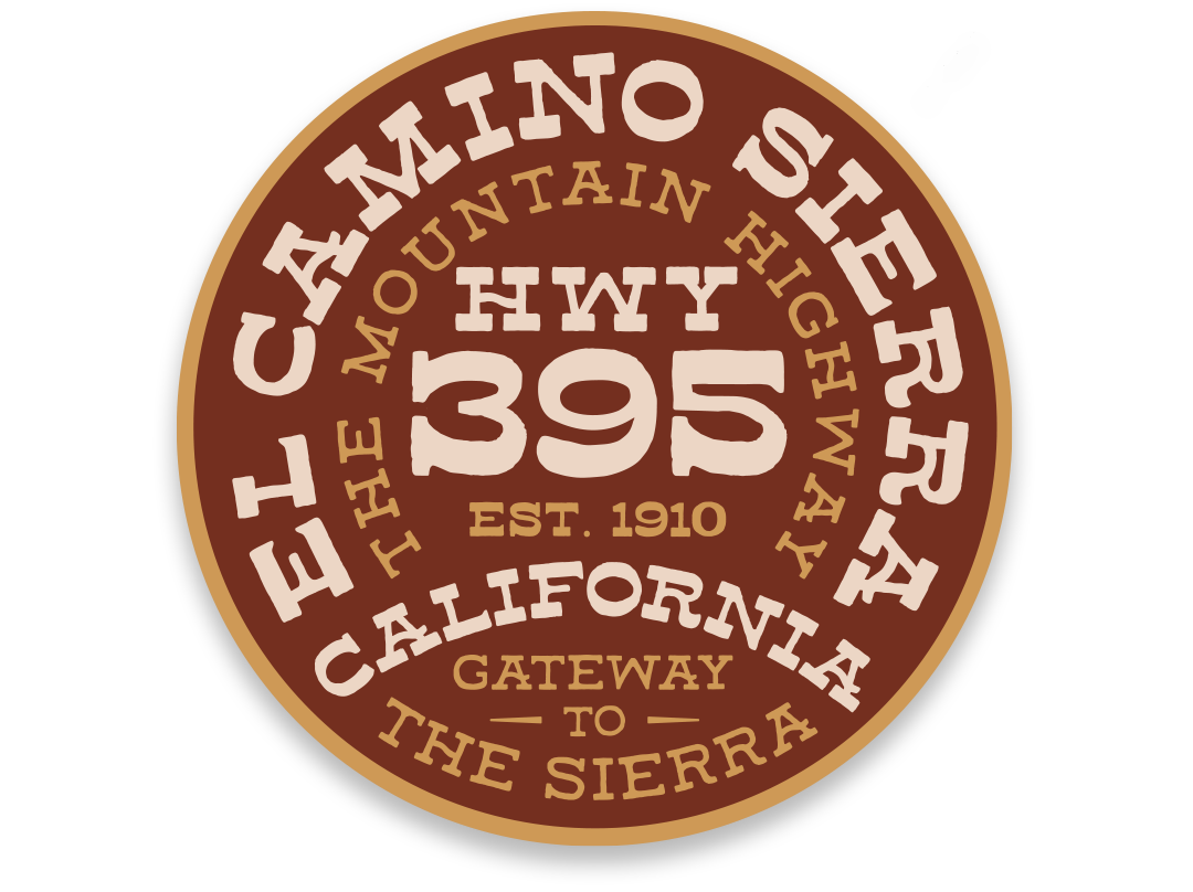 Highway 395 Sticker, Copper