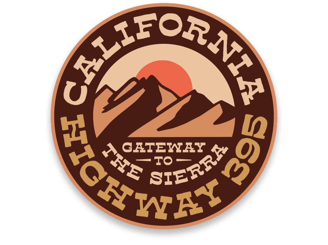 Hwy 395, Gateway to the Sierra Sticker