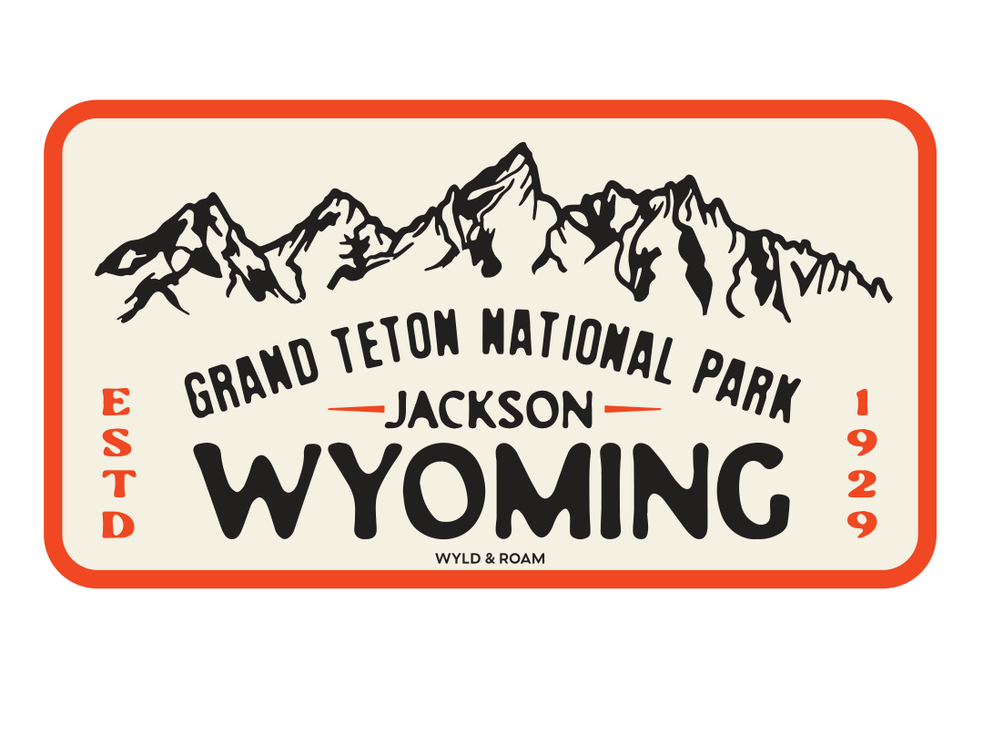 Jackson Hole Tetons Sticker
