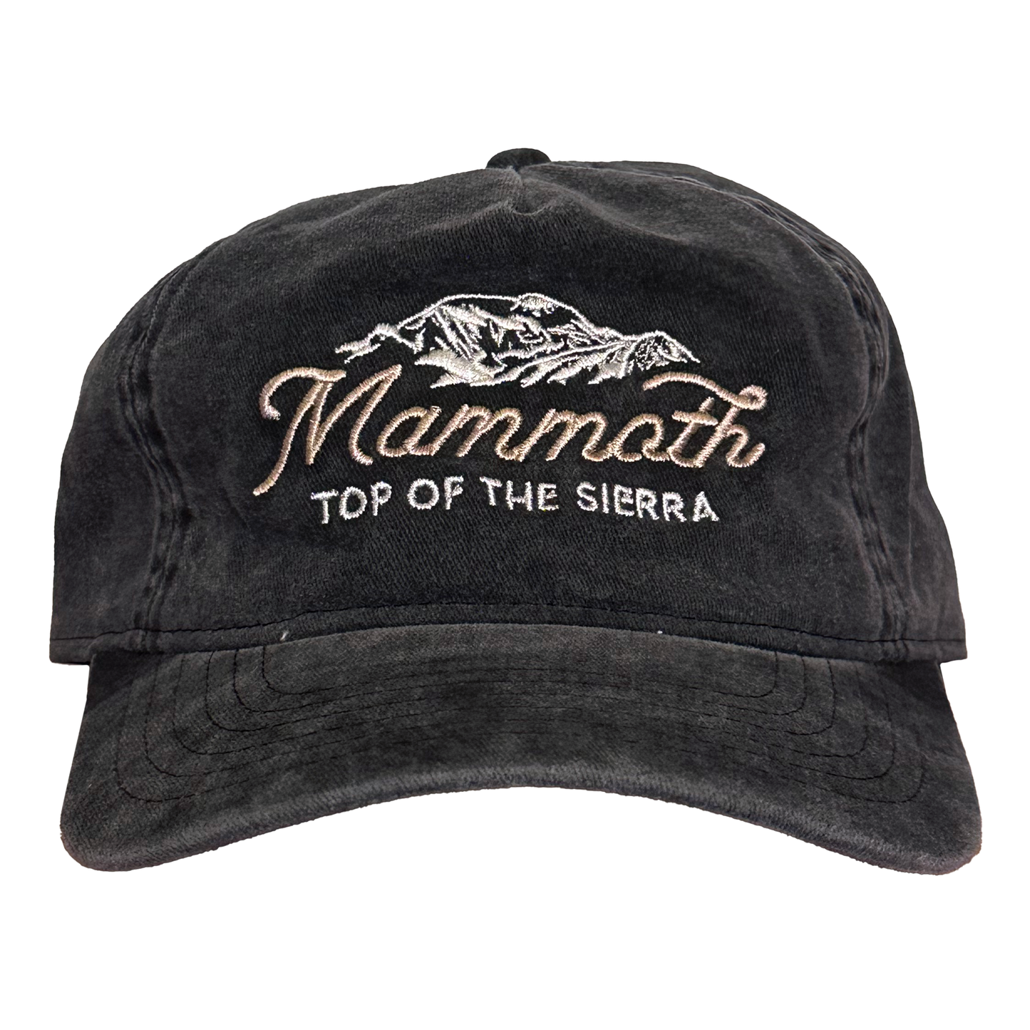 Mammoth Faded Black Dad Hat