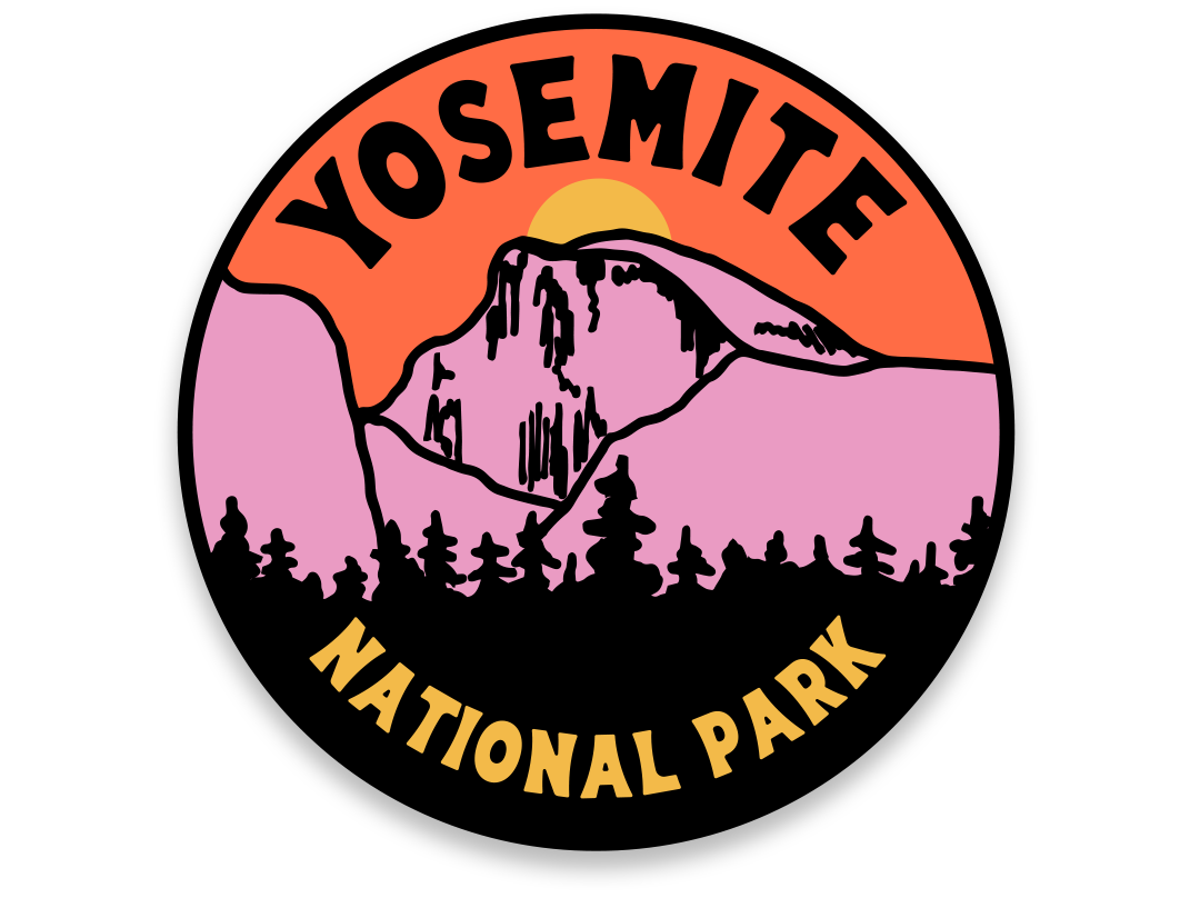 Yosemite Half Dome Sticker