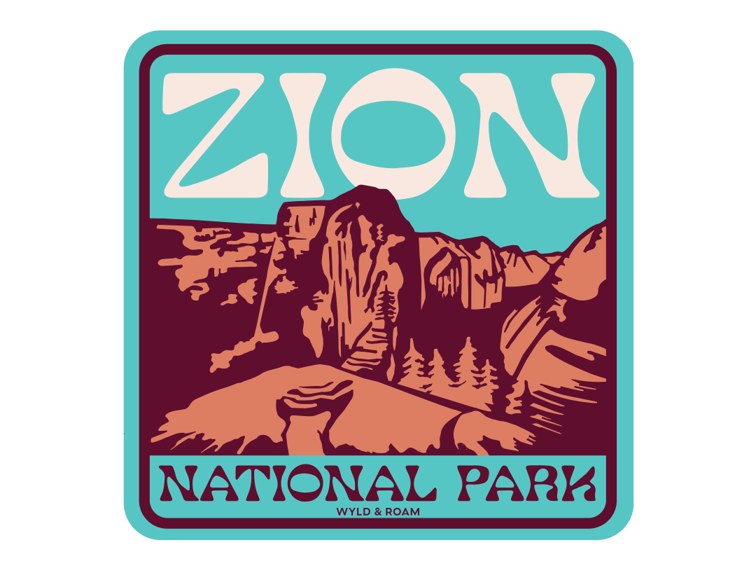 Zion Angels Landing Sticker