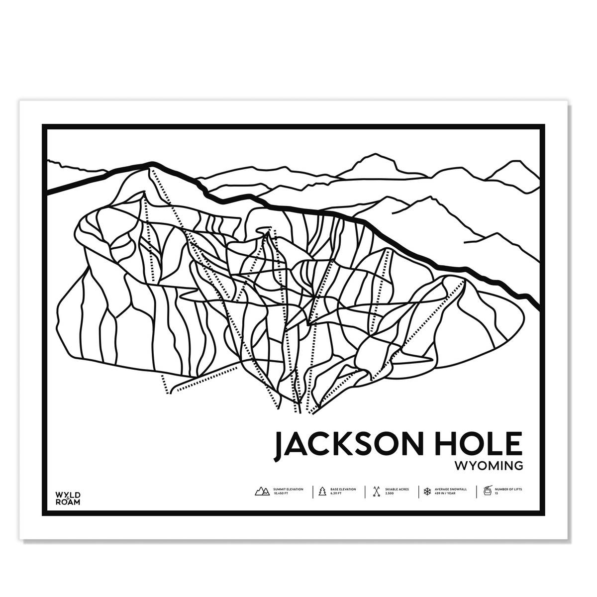 Jackson Hole Trail Map