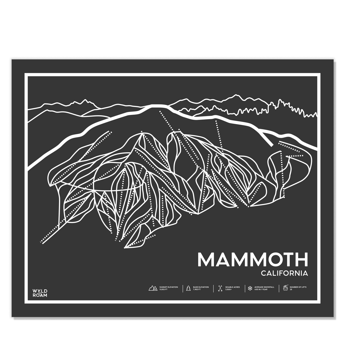 Mammoth Trail Map