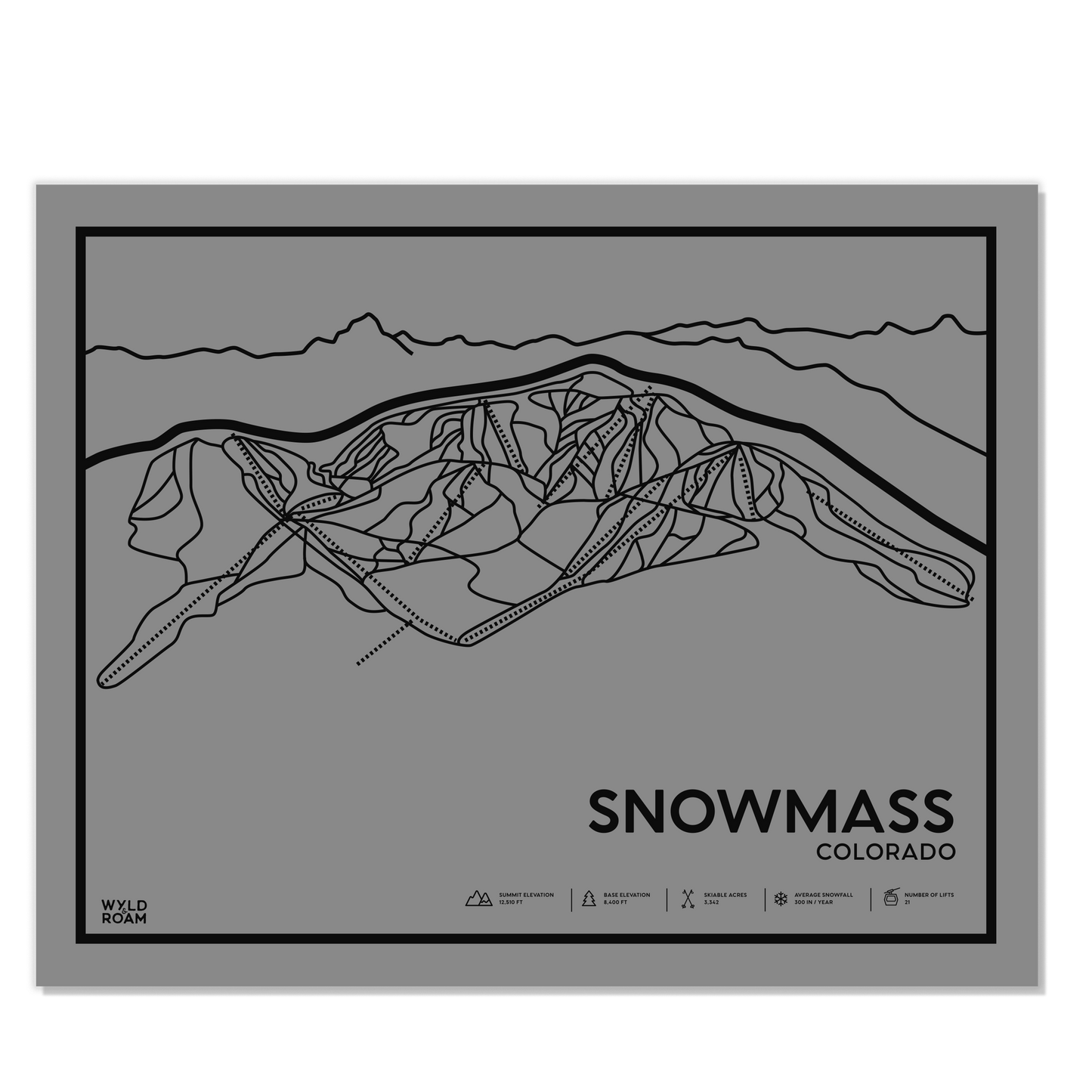 Snowmass Trail Map