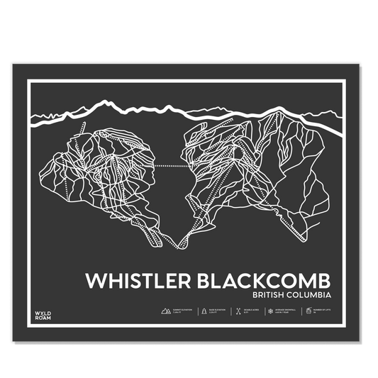 Whistler Blackcomb Trail Map