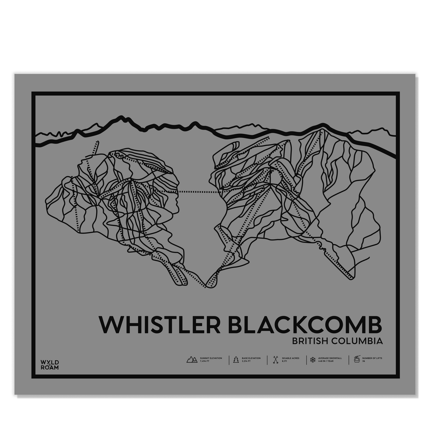 Whistler Blackcomb Trail Map