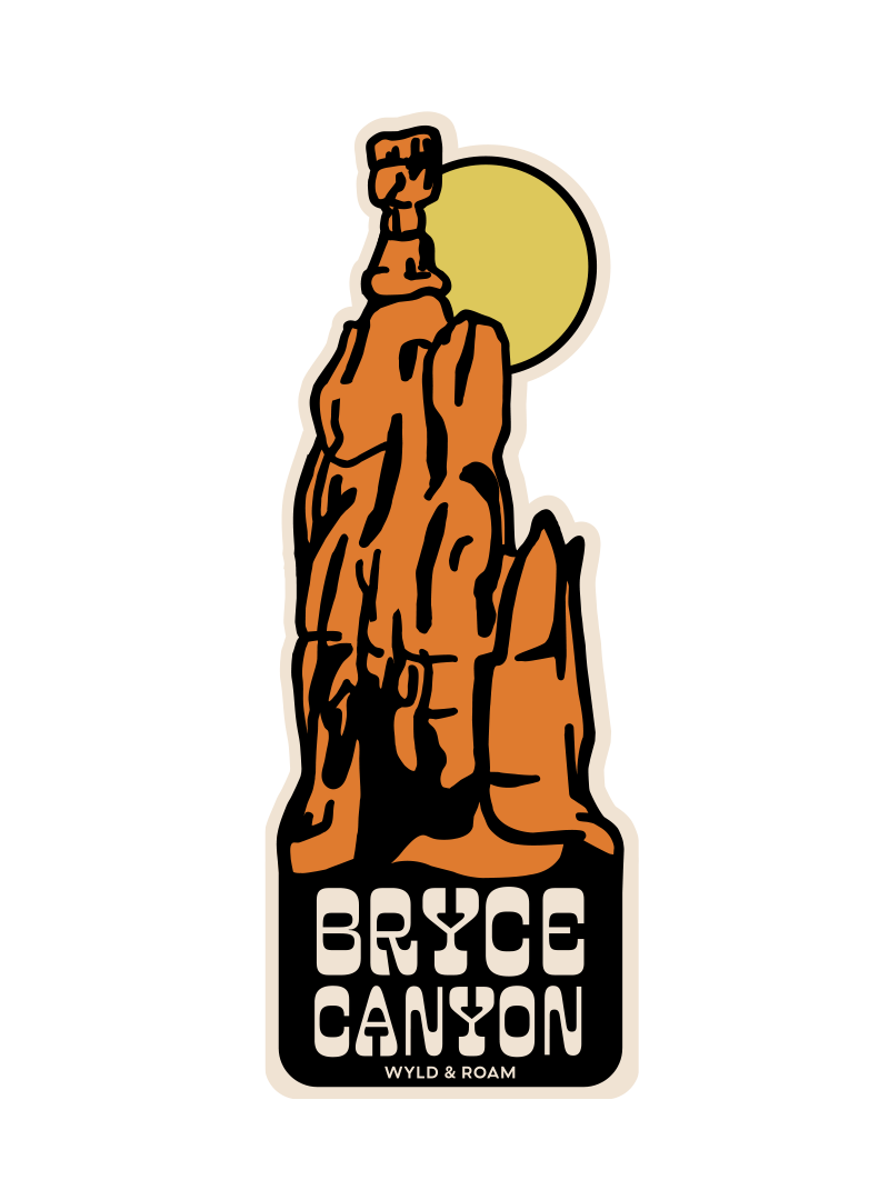 Bryce Canyon Hoodoo Sticker