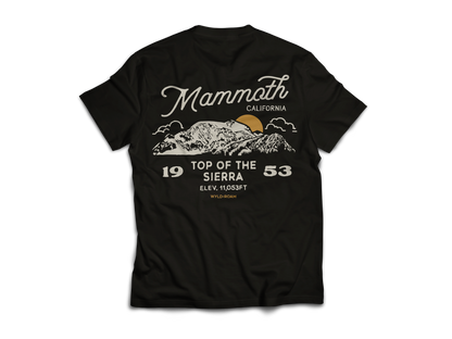 Mammoth Top of the Sierra Tee, Black