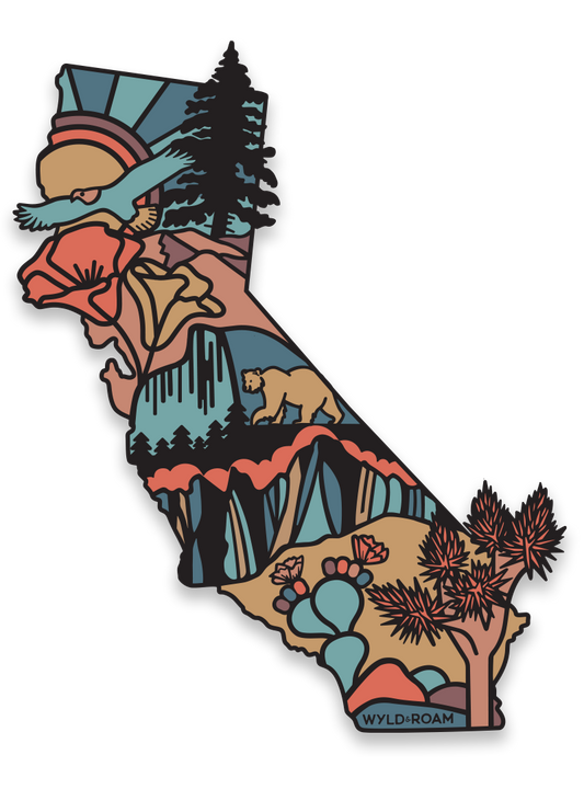 California Golden State Sticker