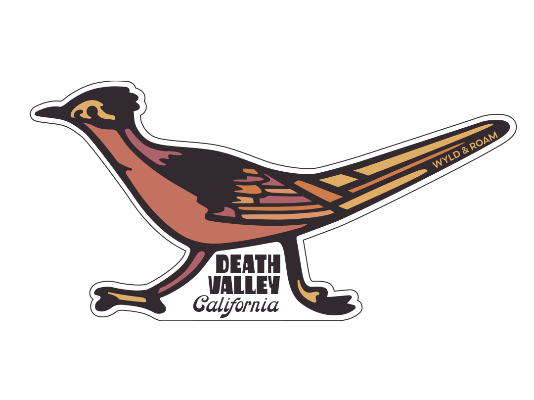 Death Valley Roadrunner Sticker