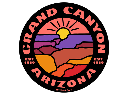 Grand Canyon National Park Round Sticker