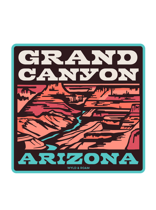 Grand Canyon National Park Layers Sticker