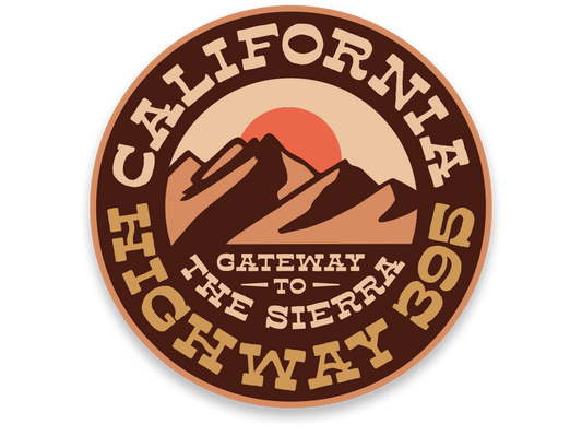 Hwy 395, Gateway to the Sierra Sticker