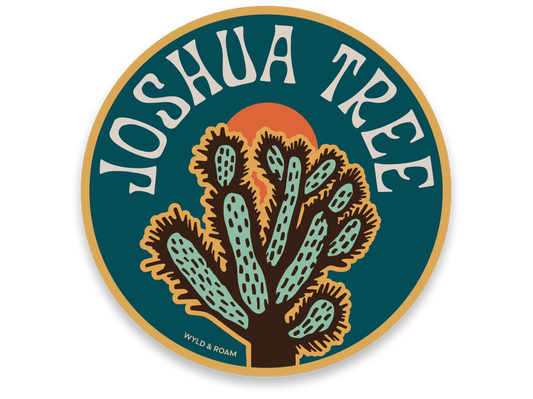 Joshua Tree Cholla Cactus Sticker