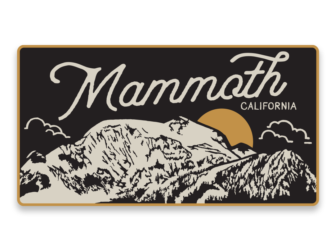 Mammoth Script Sticker Stickers – Wyld & Roam