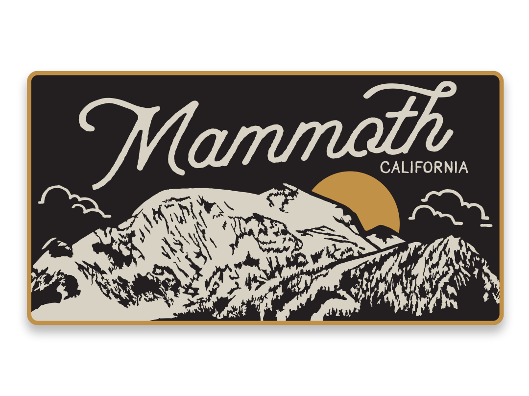 Mammoth, Top of the Sierra Sticker