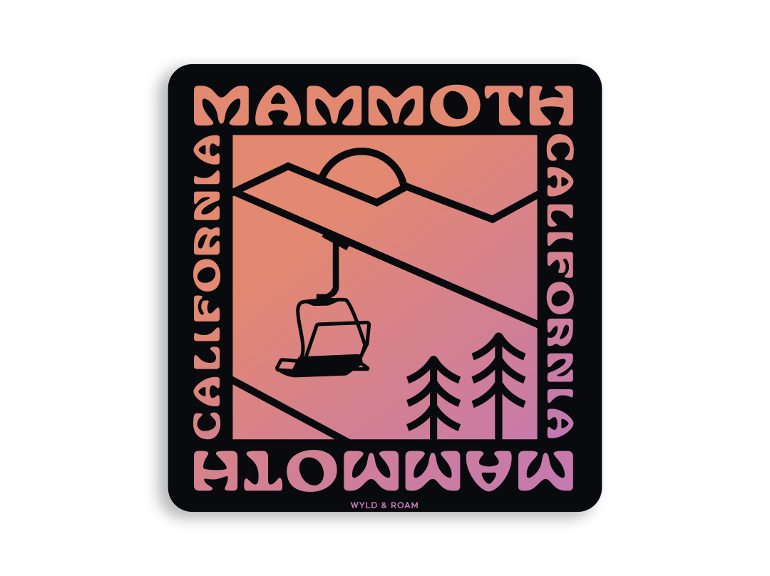 Mammoth California Sticker