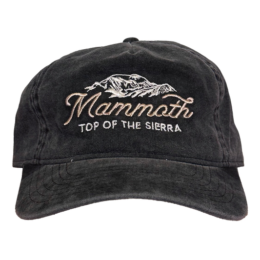 Mammoth Faded Black Dad Hat