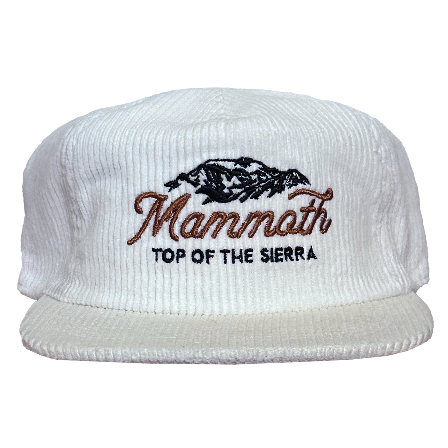 Mammoth Corduroy Hat, White