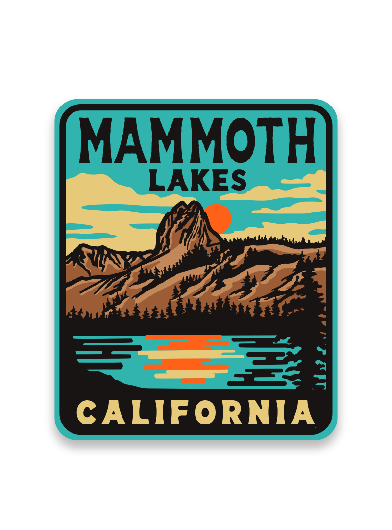Mammoth Lakes Crystal Crag Sticker