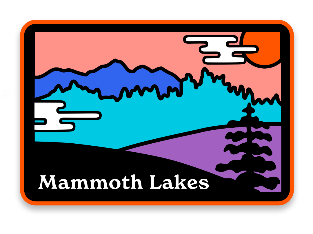 Mammoth Lakes Minarets Sticker