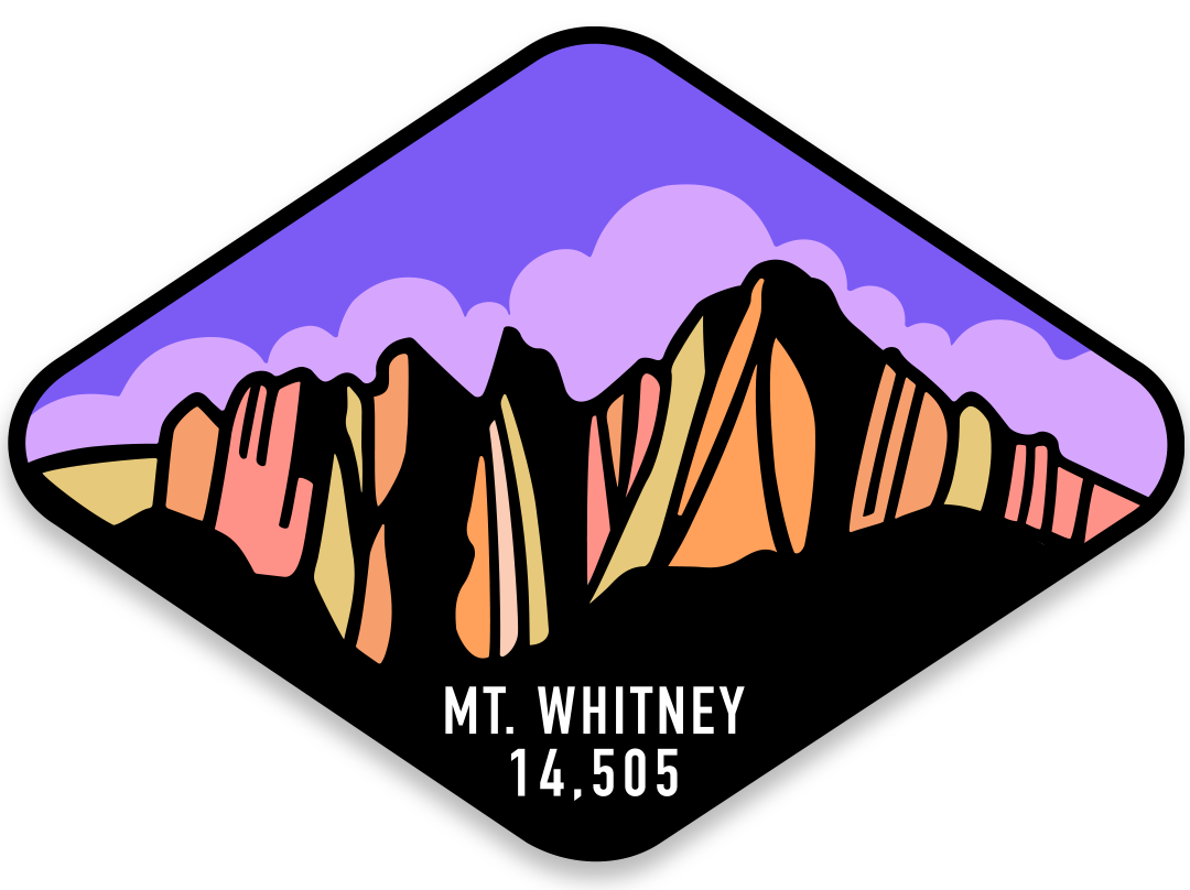 Mt. Whitney Sticker