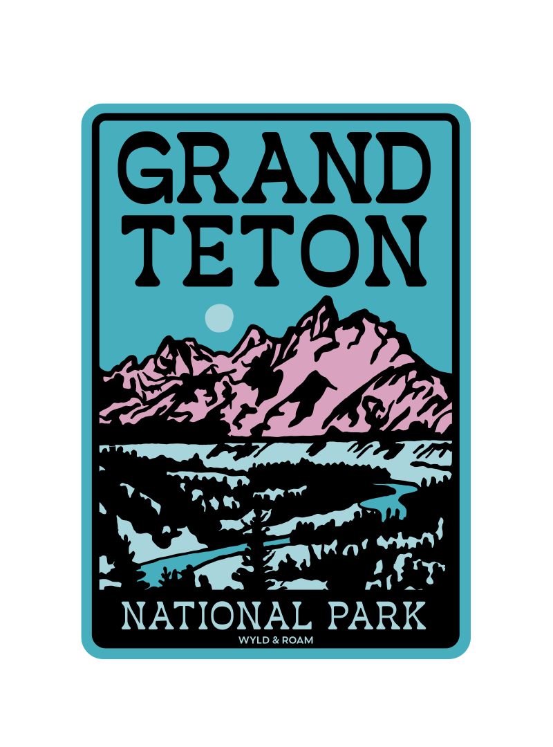 Grand Teton Snake River Sticker