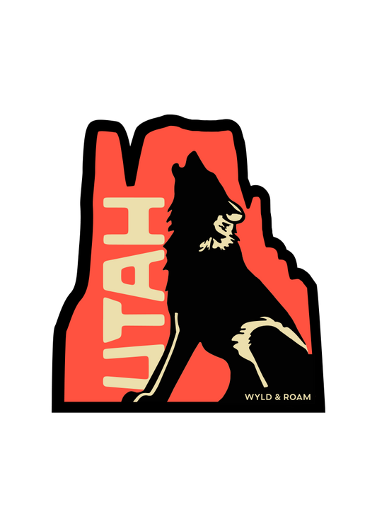 Utah Coyote Sticker