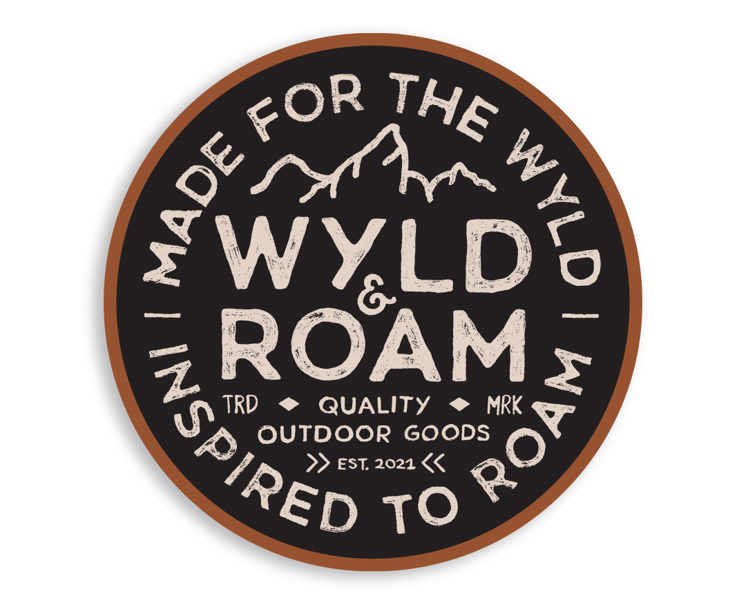 Wyld & Roam Black Sticker