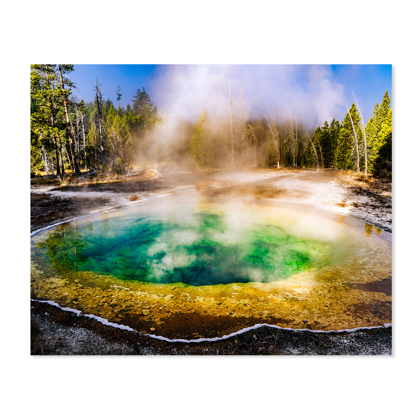 Yellowstone National Park Hot Spring Print