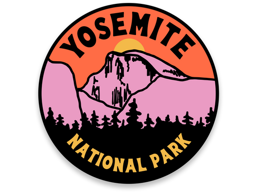 Yosemite Half Dome Sticker