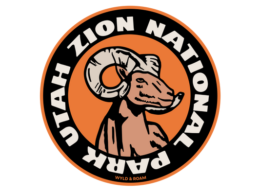 Zion Bighorn Sticker