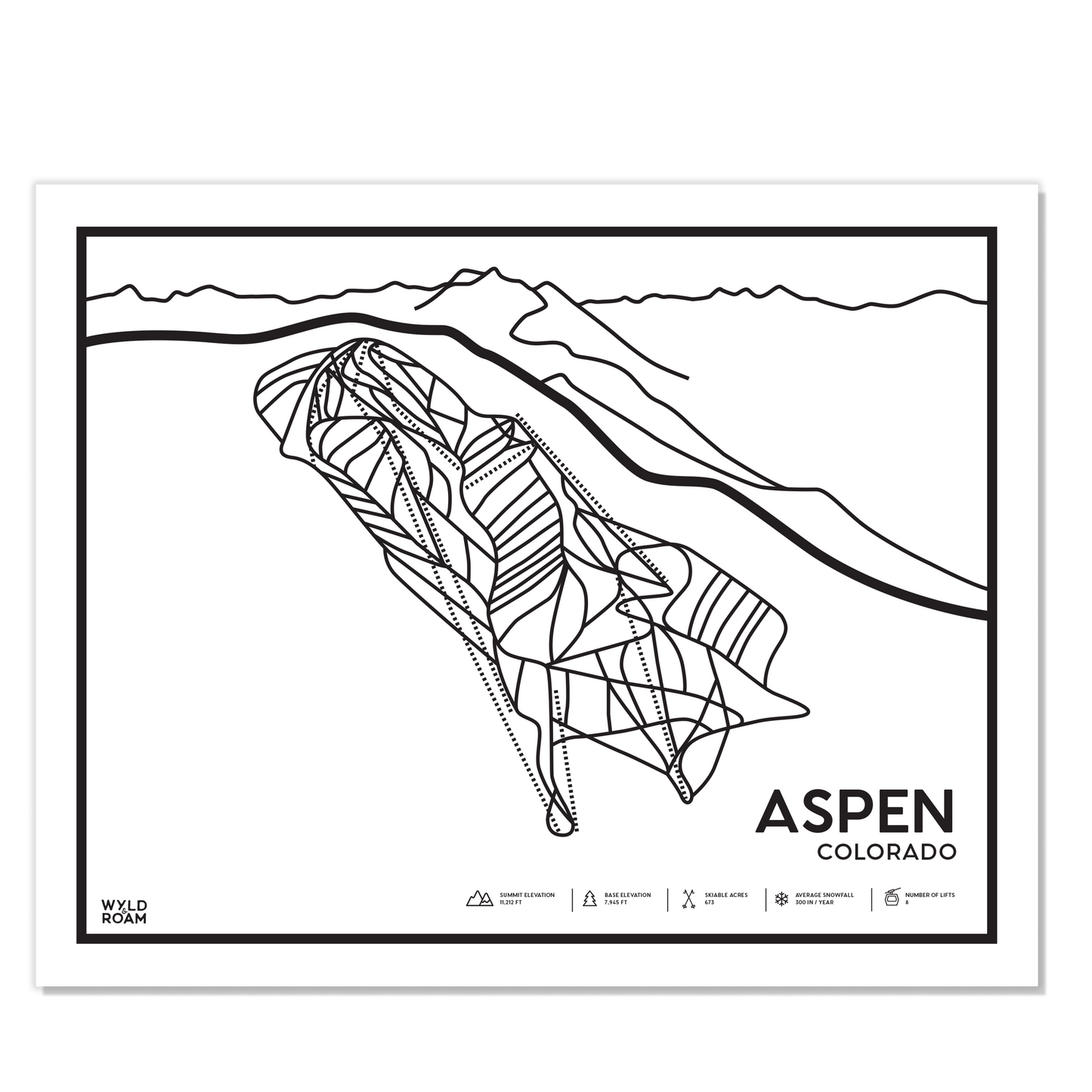 Aspen Trail Map