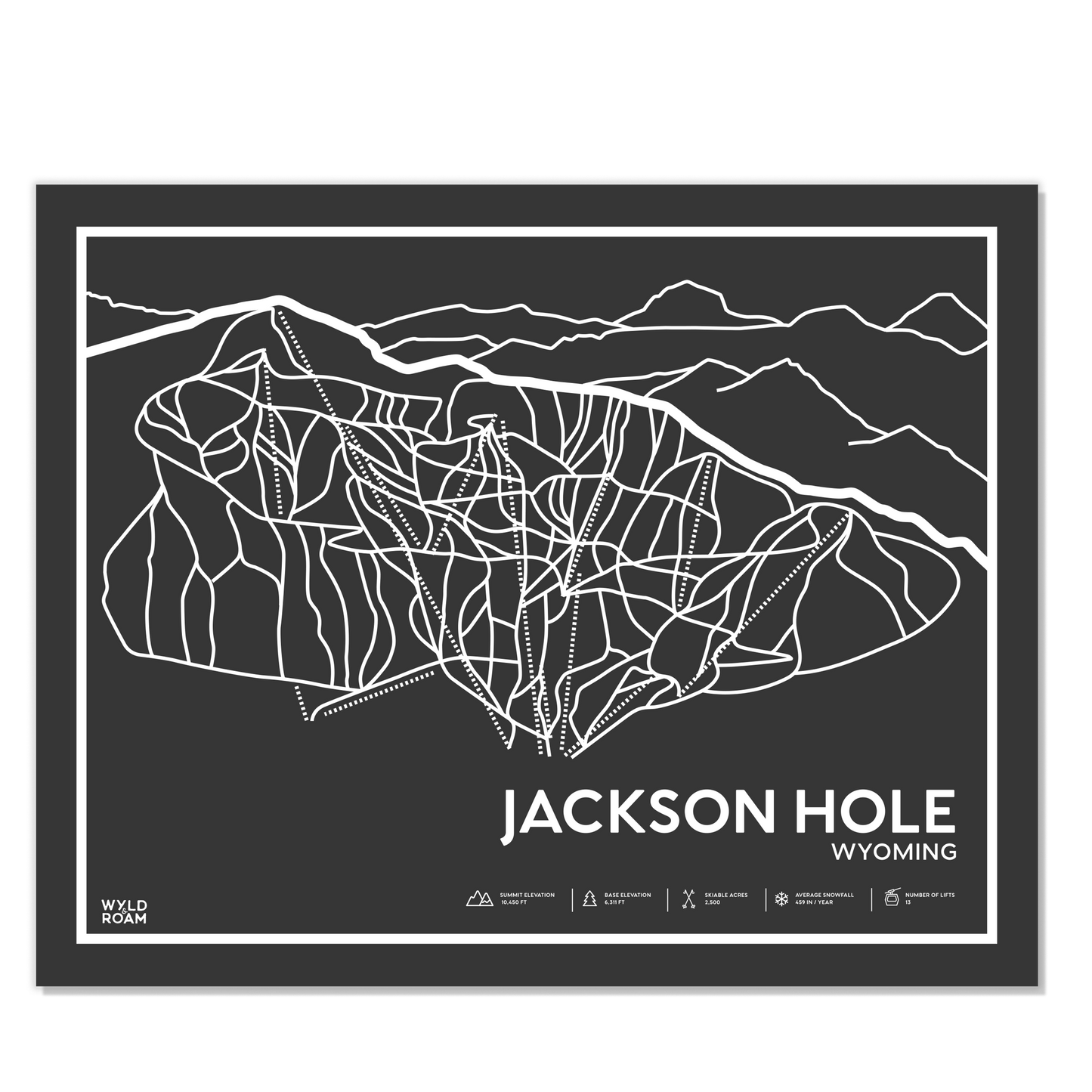 Jackson Hole Trail Map