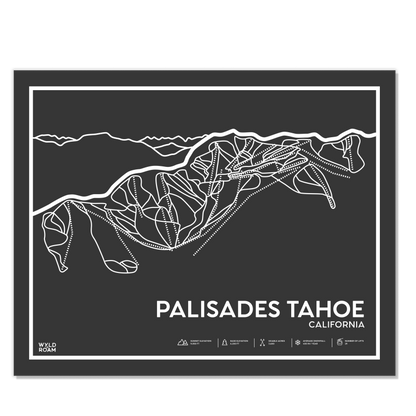 Palisades Tahoe Trail Map
