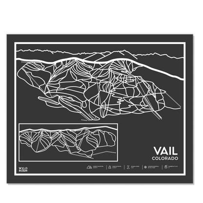 Map Vail Color Vail Trail Map – Wyld & Roam